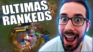 ¡ULTIMAS RANKEDS ANTES DE QUE ACABE EL SPLIT Y HAGAN RESET!