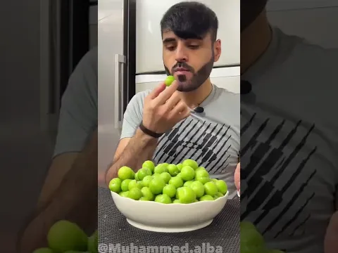 شنو تسمونها يمكم؟ 🤔 ومنو مثلي يعشقها؟ 🤤 | Greengages but #ASMR 🔥