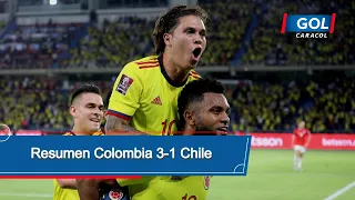 Colombia vs Chile (3 - 1): resumen del partido – Eliminatorias Sudamericanas