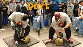 Part”2” Golden dumbbells 160kg ⚜️