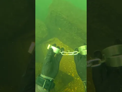 Found Handcuffs Underwater While Scuba Diving!