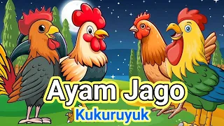 LAGU ANAK 🇮🇩 KUKURUYUK | ROOSTER ANIMATION | OLD MAC DONALD