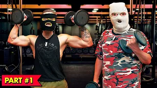 His FIRST WORKOUT in a GYM [@Anomaly] PART 1