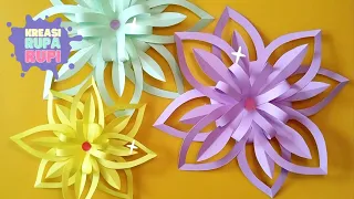 Cara Membuat BUNGA Dari KERTAS ORIGAMI Yang Cantik 🌸🏵️🌼
