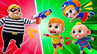 Cinco Ladrones de Puntillas - Canciones Infantiles - Canciones infantiles para Niños - WOA Spanish