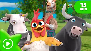 A FAZENDA DO ZENON 👨🏻‍🌾As Melhores Aventuras | Desenhos Para Crianças | O Reino Series