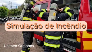 Simulado de Incêndio na Faculdade Estácio de Sá - UNIMED OURINHOS