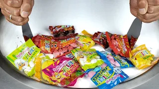 Ice Cream Rolls WITH a LOT OF CANDY Oddly Satisfying Sounds