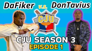 DaFiker VS DonTavius!👊🏾 - CJU SEASON 3 (EPISODE 1) #dontavius #dafiker #thaddboii #cju #season3