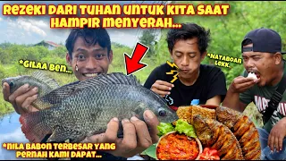 TANGAN SAMPE GEMETAR!! IKAN NILA TERBESAR YANG PERNAH KITA DAPAT LANGSUNG OLAH DI ALAM