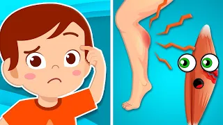 What Happens When You Pull A Muscle? | Human Body For Kids | KLT Anatomy