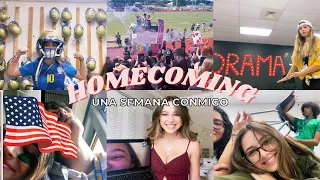 🇺🇸 UNA SEMANA CONMIGO en HOMECOMING ✨ | Elaia