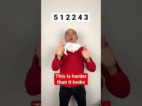 This is harder than it looks 😂 | Arnaldo Mangini #shorts #fingerchallenge