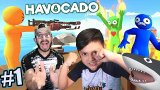 Luchas de Plastilina | Havocado: Ragdoll Fighter Capitulo 1 | Juegos Karim Juega