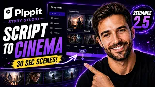 Pippit Story Studio Tutorial | Create Cinematic AI Films with Seedance 2.5