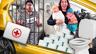 TRANSFORMAMOS O CARRO EM TUDO: CRECHE, PRISÃO, HOSPITAL, MANSÃO, ESCOLA | Gabriel e Shirley 2.0