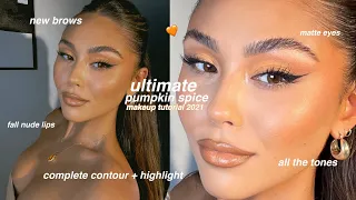Ultimate Pumpkin Spice Makeup Tutorial 2021 | Roxette Arisa