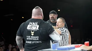 Brian Shaw VS Eddie Hall FULL Armwrestling Match!