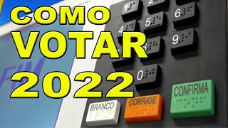 COMO VOTAR! ELEIÇÕES 2022 | SIMULADOR URNA ELETRÔNICA  | ORDEM VOTAÇÃO e COLA