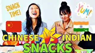 Trying Indian Snacks For The First Time || Sundays With Shu #40