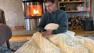 Winter Magic: How to Crochet the EASY Study of Snow Blanket Pattern ❄️