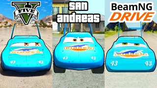 GTA 5 THE KING VS GTA SAN ANDREAS KING vs BEAMNG DRIVE - WHICH IS BEST?