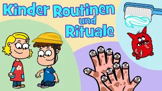 ♪♪ Händewaschen Zähneputzen Trösten - Kinder Rituale und Routinen Kinderlied - Hurra Kinderlieder