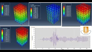 ABAQUS tutorial Time history analysis of A ten-story steel structure