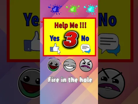 Please help me pass the Color Challenge  - fire in the hole animation #blingblangblangborn