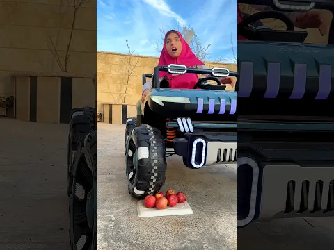ماشا دهست التفاح وصدمة 😱 عمو الشرطي جاهم !!