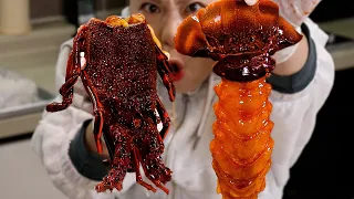 살아있는 크레이피쉬 통째로 장 담갔더니 와…I Marinated a Live Crayfish Whole… and WOW. 😳🦞