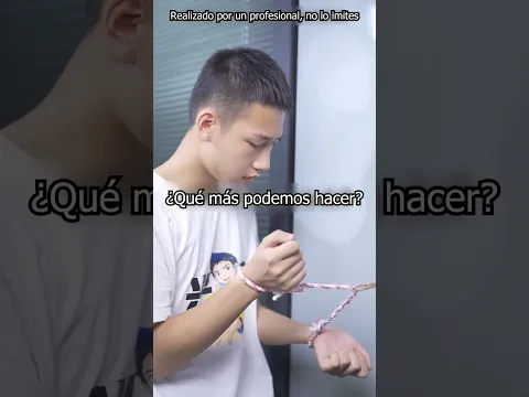 ¿Cómo LIBERARSE estando ATADO? #miwuscience #miwuscienceespañol #shorts #trivia #trucos