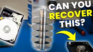 Heads stuck on hard drive platters?