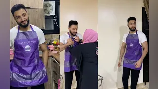 لما امي تجيلنا وتلاقيني واقف ف المطبخ