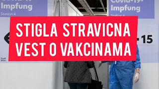 Uzivo! Stigla stravicna vest o VAKCINAMA! Ovo je KATASTROFA! Narod VAN sebe