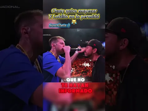 Lokillo vs Chuty - Lokillo no deja empezar a Chuty #viralshort #freestyle