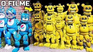 ANIMATRONICS MOVIE VS TODOS OS ANIMATRONICS GOLDEN FREDDY, FREDDY, CHICAS, BONNIE ...(O FILME 2)