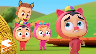 Os 3 Porquinhos | Historia completa | Desenho animado infantil com Super Supremes Português