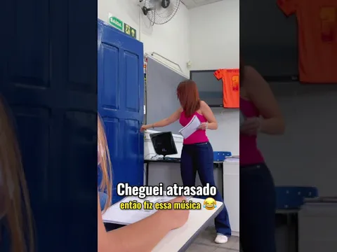 CHEGUEI ATRASADO NA ESCOLA MAS FIZ UMA MUSICA!!