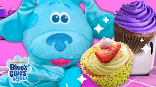 Blue & Josh Decorate Cupcakes! 🧁 | Blue's Bakery | Blue's Clue's & You!