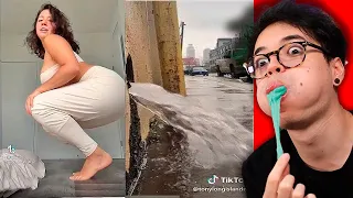 se eu der risada = coloco 1 chiclete na boca