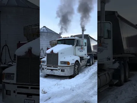 cold starting series 60 Detroit #trucking