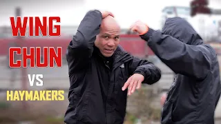 Blocking techniques Wing Chun vs  Haymakers