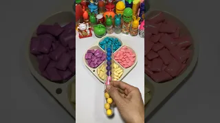 Color cute gummy ball 🟣🔵🩷💛 #gummy #videoviral
