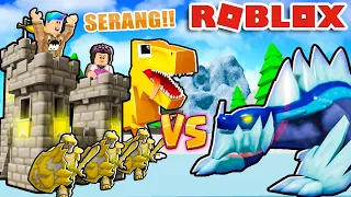 BELI KASTIL DINOSAURUS UNTUK MELAWAN DINOSAURUS PURBA ES YANG TELAH MEMBEKU DI ROBLOX!!!