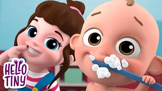 This Is The Way We Brush Our Teeth - Kids Songs & Nursery Rhymes For Babies
