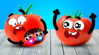 OH NO! Parenting Problems By Cute Vegetables! 24/7 DOODLES And Their Funny Life
