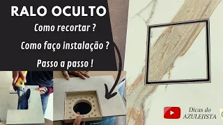 Ralo oculto em banheiro dicas para Ralo invisível,Oque é Ralo Oculto,Aprenda instalar Ralo oculto