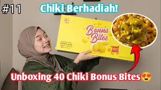 LAGI VIRAL HADIAHNYA GA MAIN-MAIN!! UNBOXING 40 CHIKI BONUS BITES | UNBOXING CHIKI BERHADIAH