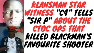 Listen "C4" Talk How Klansman KlLLER  "Suss" Head Buss Wide Open And Splash Pon Him